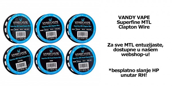 Vandy Vape Superfine MTL Clapton wire